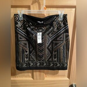 Express Sequin Mini Skirt